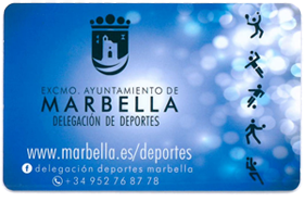 Imagen del Carnet de deportista del Ayuntamiento de Marbella