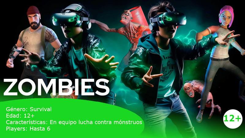Cartel de Realidad Virtual ; opción Battle